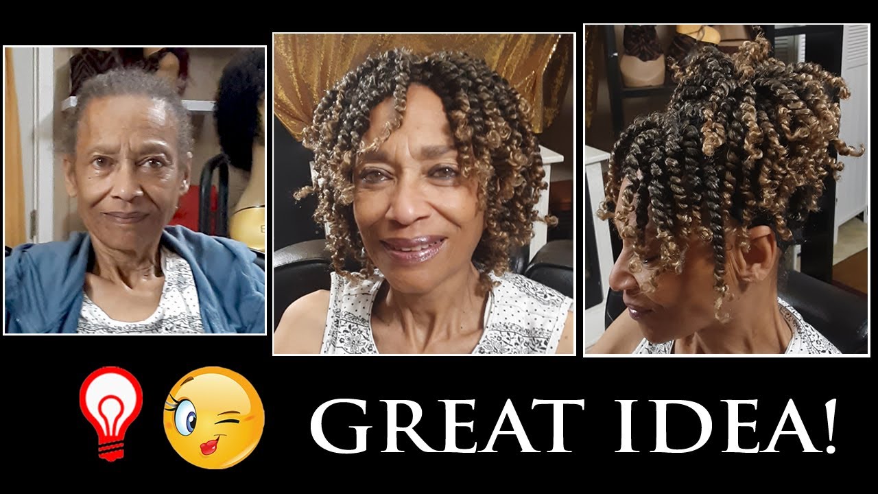 DIY TUTORIAL | You're Going to Love this Crochet Technique for Fine Thin Hair! ☝🏽 💡
