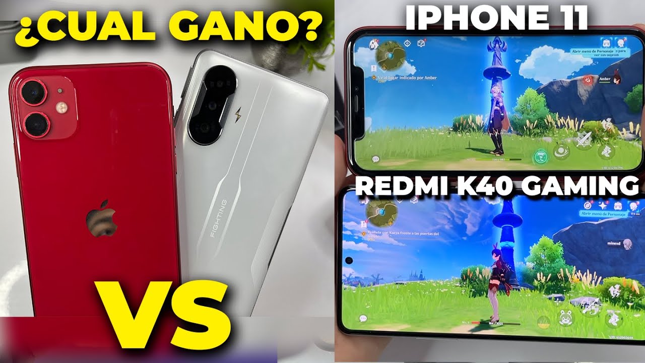 REDMI K40 GAMING vs IPHONE 11 ¿Cual es mejor para Juegos?
