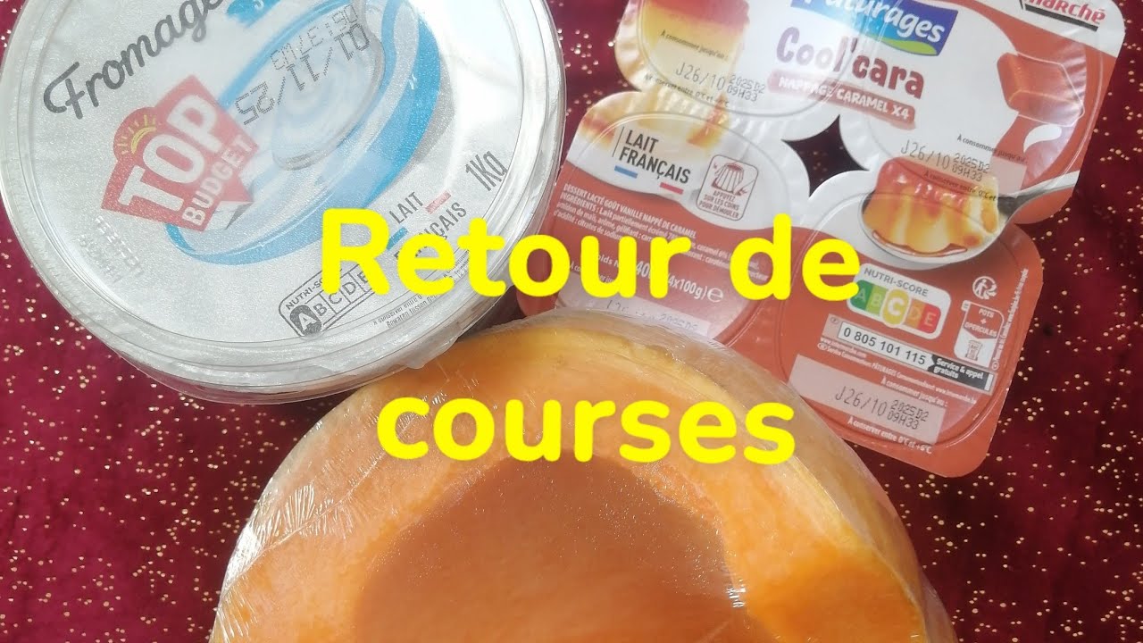 Retour de courses Intermarché & Lidl 