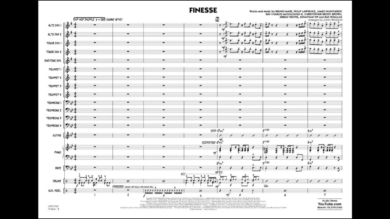 Finesse arranged by John Wasson