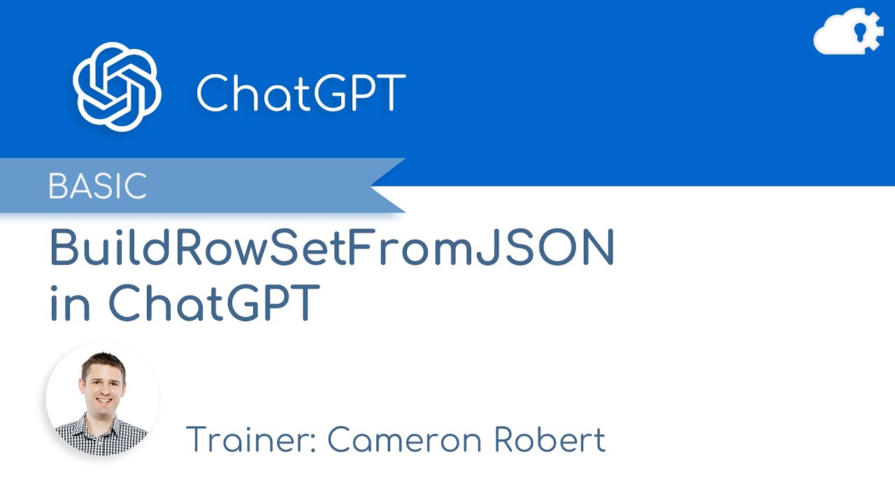 Prompt ChatGPT to use BuildRowSetFromJSON
