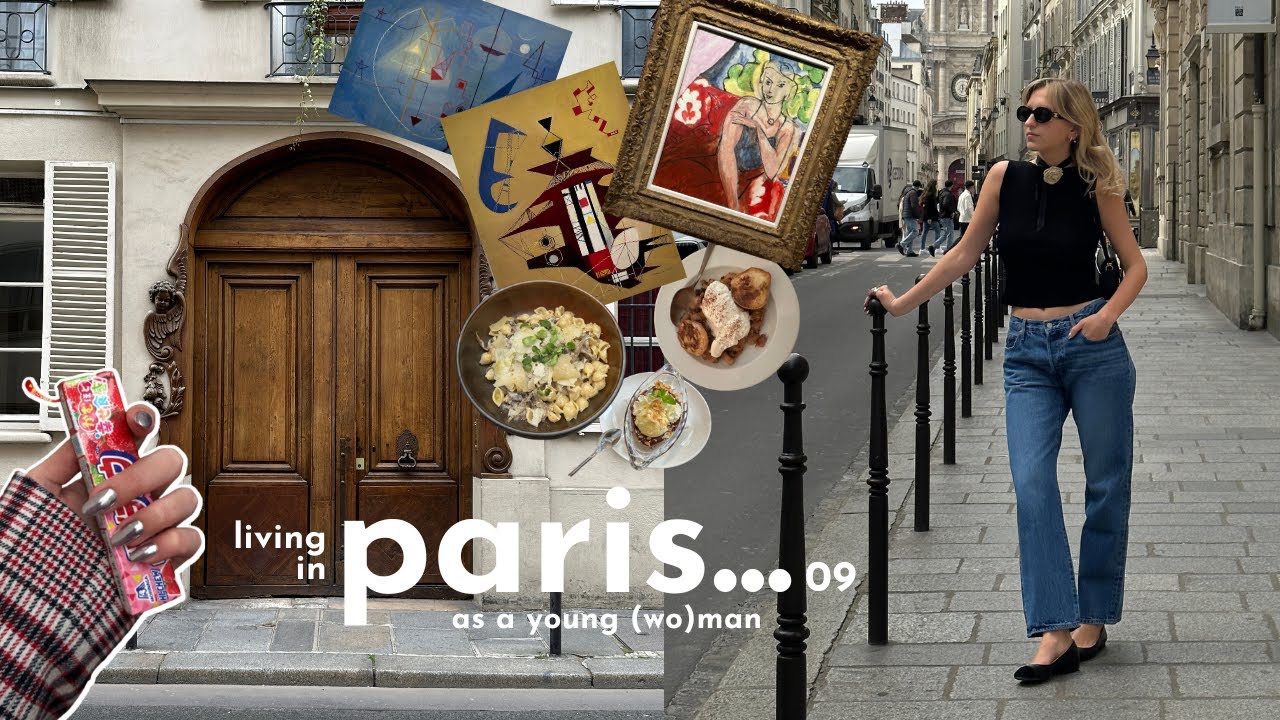 living in paris as a young (wo)man ep 9: rainy walks, solo time in museums & puppies