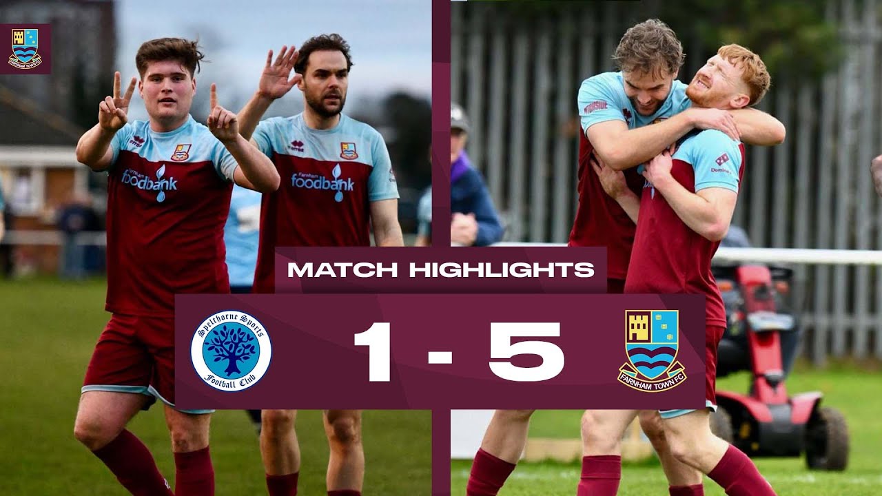 30-YARD SCREAMER in another ROMP! | Spelthorne Sports vs Farnham Town | Full Match Highlights