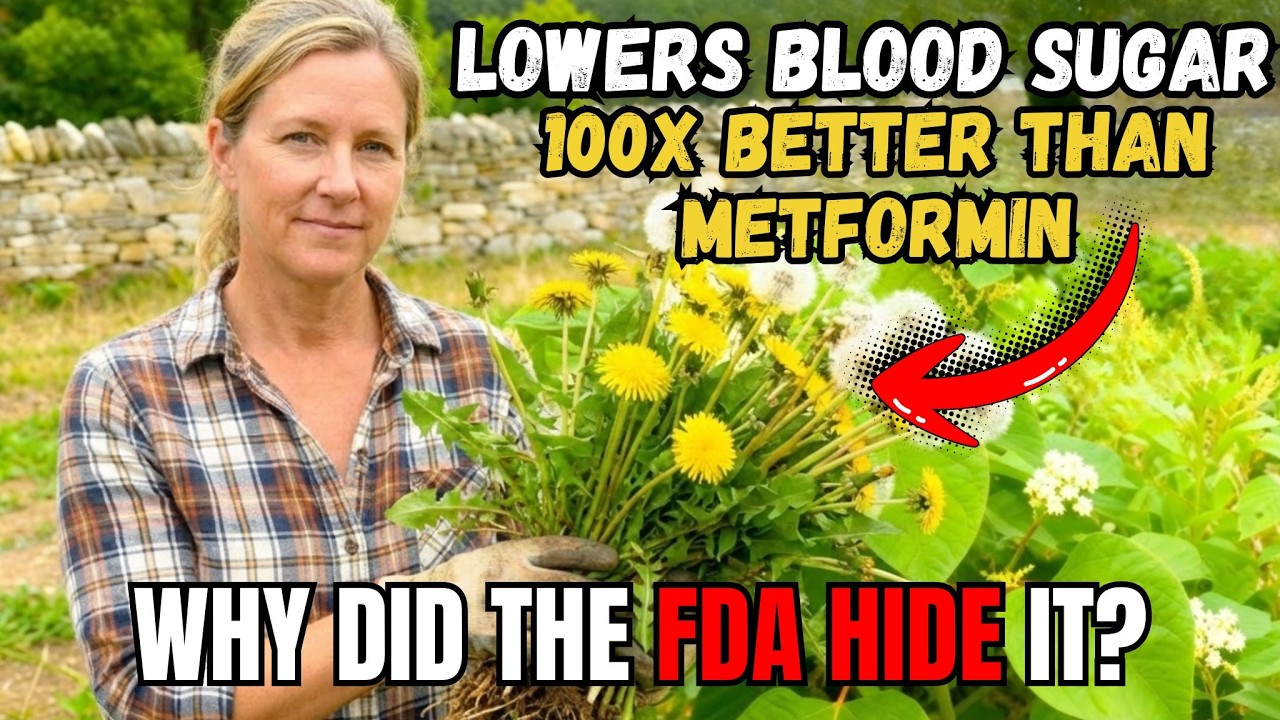 Lowers BLOOD SUGAR Faster Than Metformin Per Gram. Grows In Every American Yard. Why Don’t You Know