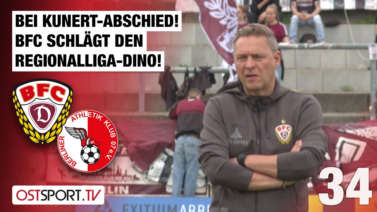 Bei Kunert-Abschied! BFC schlägt Regionalliga-DINO: BFC Dynamo - Berliner AK | Regionalliga Nordost