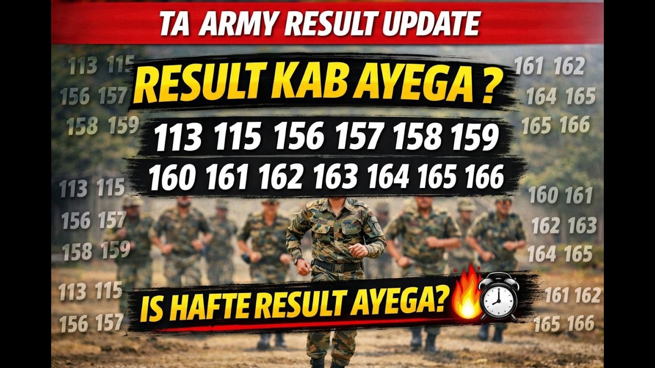TA ARMY RESULT UPDATE 2026 ll 113 115 156 157 158 159 160 161 162 163 164 165 ZONE WISE UPDATE “