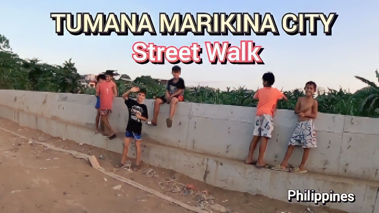 Wandering streets inTUMANA MARIKINA CITY Philippines-Walking Tour[4K]