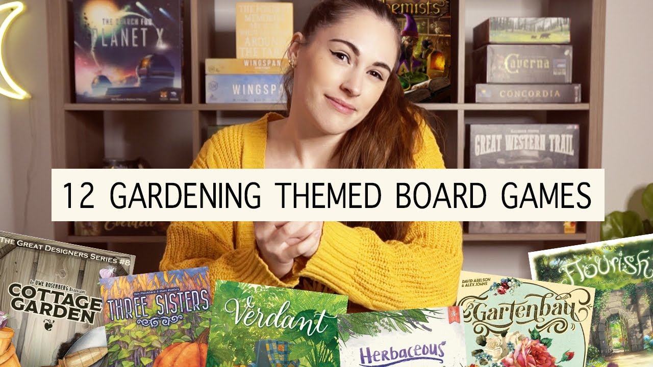 12 GARDENING THEMED BOARD GAMES! | Like gardening? Check these games out!