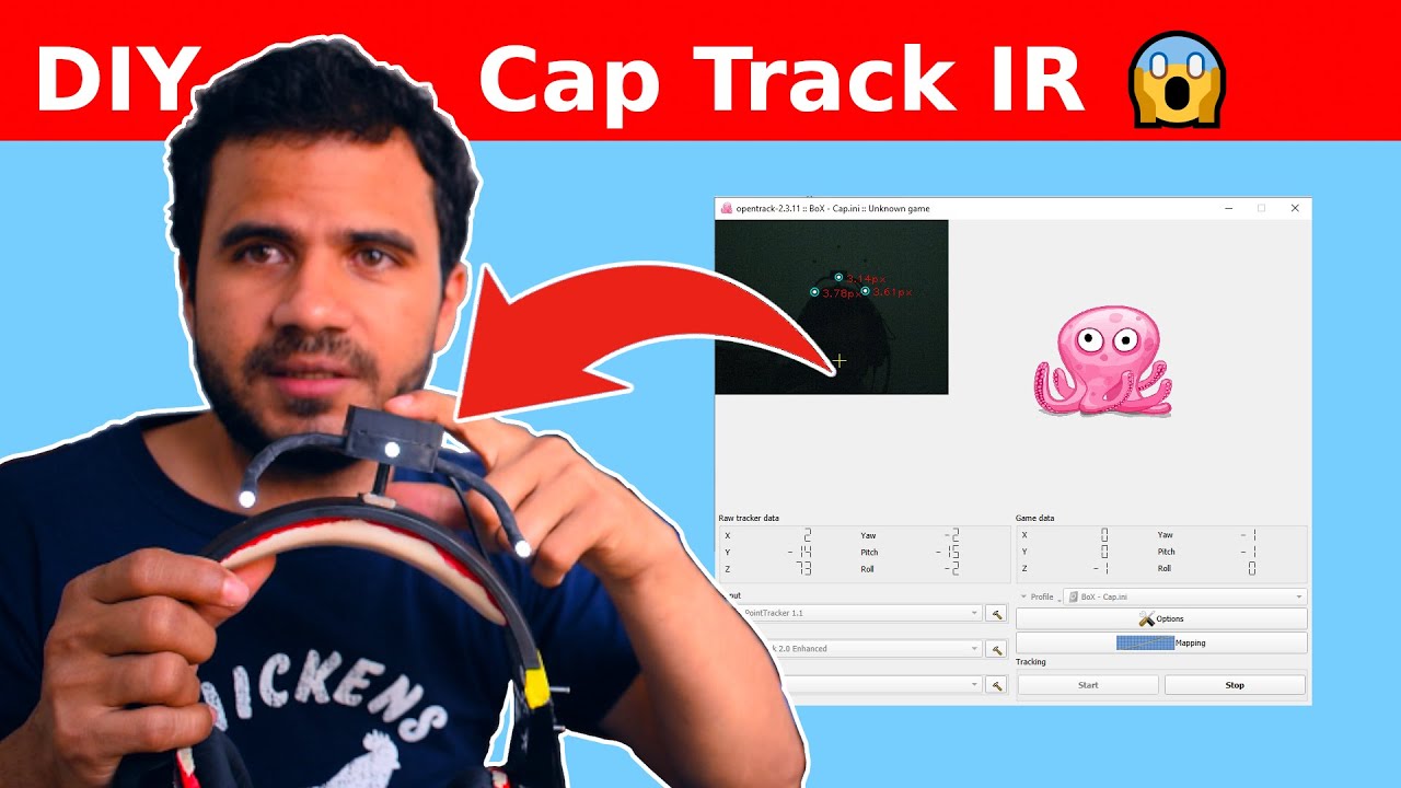 ⚠️¿Como hacer un TrackIR casero fácil? [HEAD TRACKER] para juegos y SIMULADORES (con Opentrack) #5