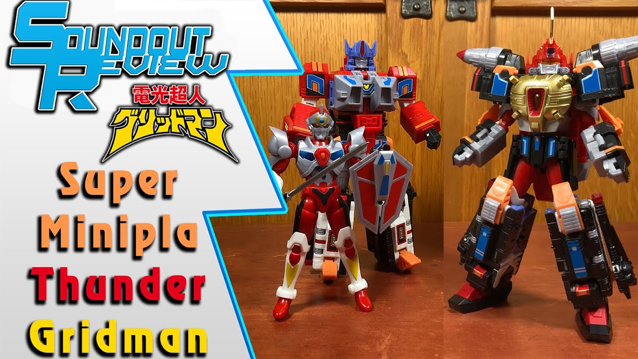 Super Minipla Hyper Agent Gridman/God Zenon/Thunder Gridman Review (Servo/Zenon/Synchro)[Soundout12]