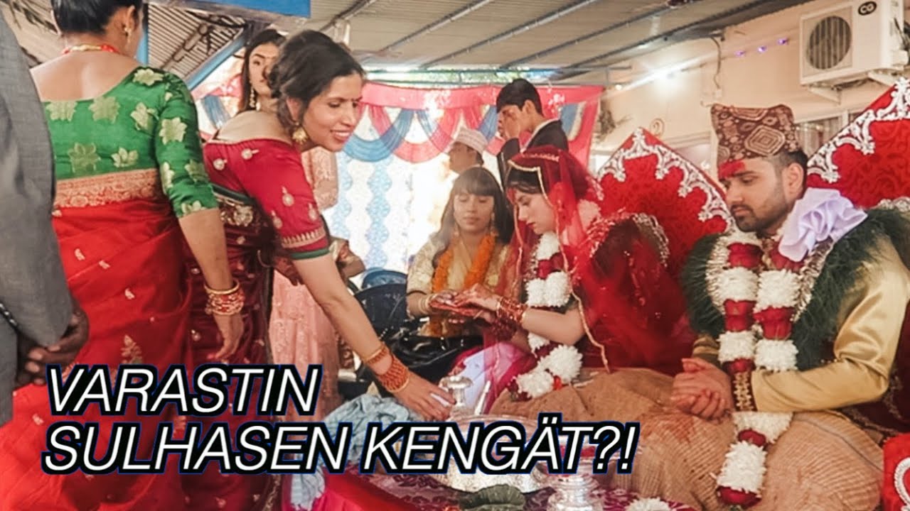 serkun h&auml;&auml;t Nepalissa 🇳🇵&nbsp;| nepali wedding