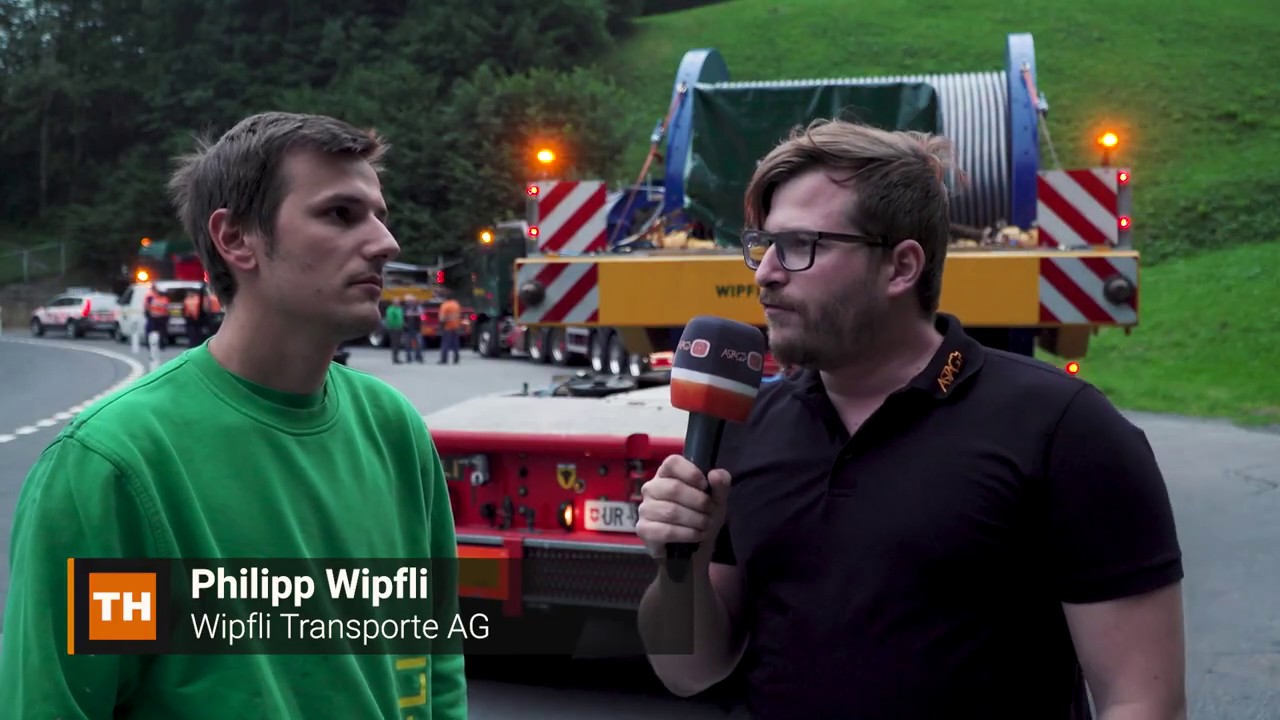 Wipfli Transporte AG - Weltpremiere Seiltransport