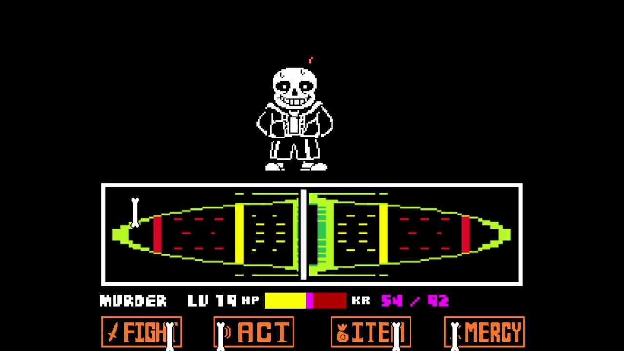 Undertale Sans fight (deathless, no commentary) GENOCIDE ROUTE SPOILERS