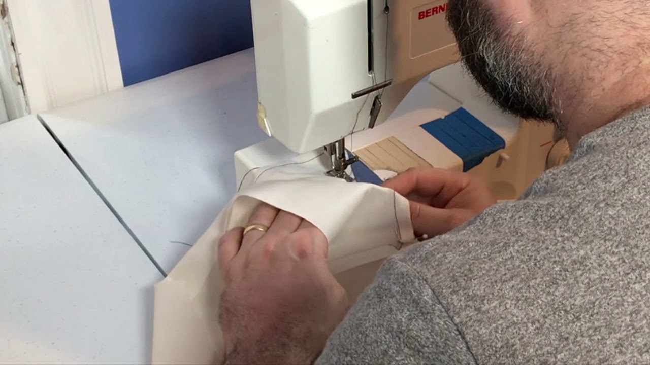 Sewing the Upper Collar to the Lapel Facings and the Back Neck Facing