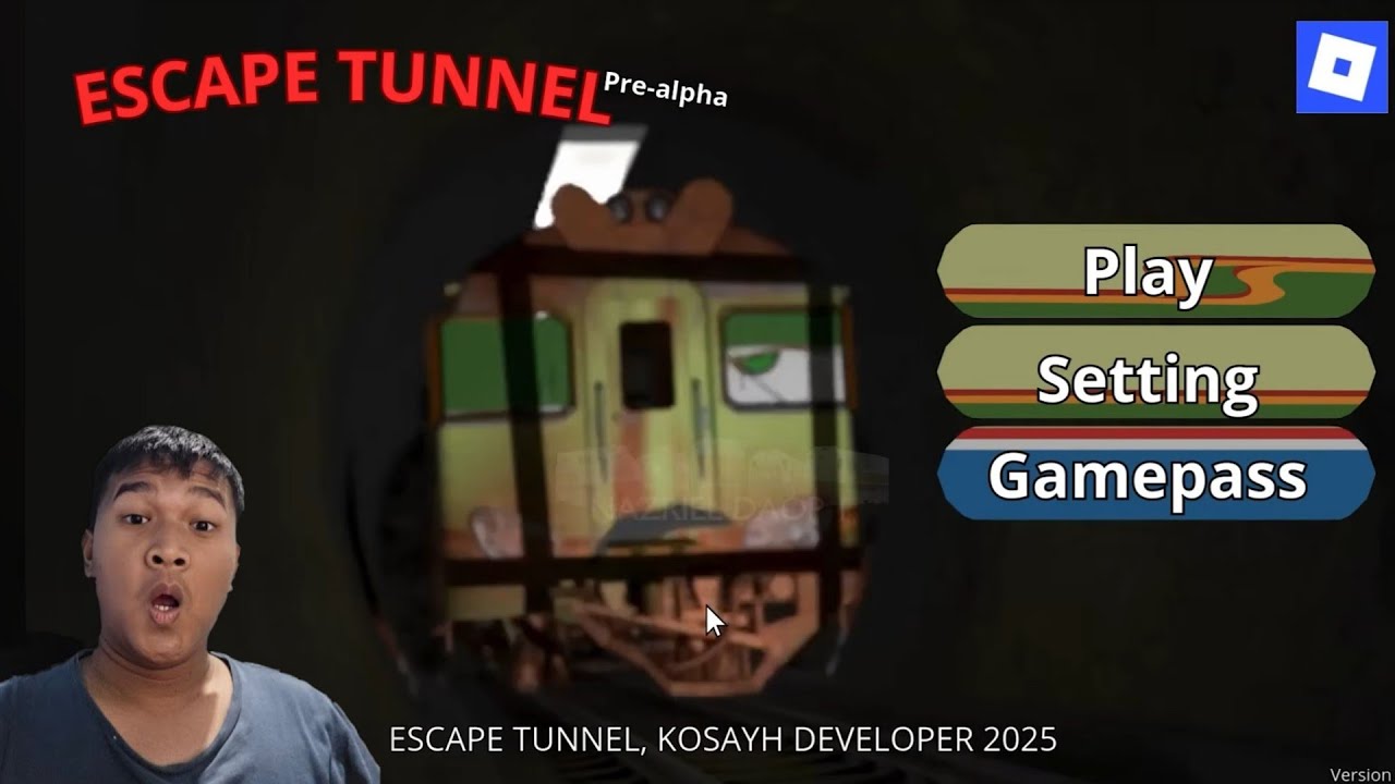 AKU TERJEBAK DI TEROWONGAN KERETA YANG ANGKET l Escape Tunnel (BUKAN GAME)