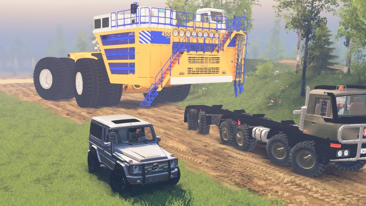 ГЕЛИК ПРОТИВ БЕЛАЗА - SPINTIRES