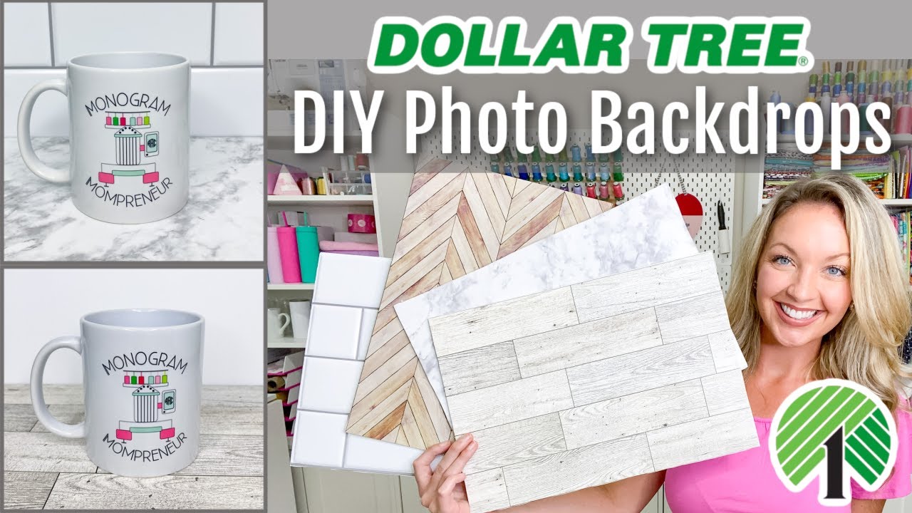 TAKE BETTER PICTURES OF YOUR PRODUCTS by making your own photo backdrops for CHEAP! Dollar Tree DIY