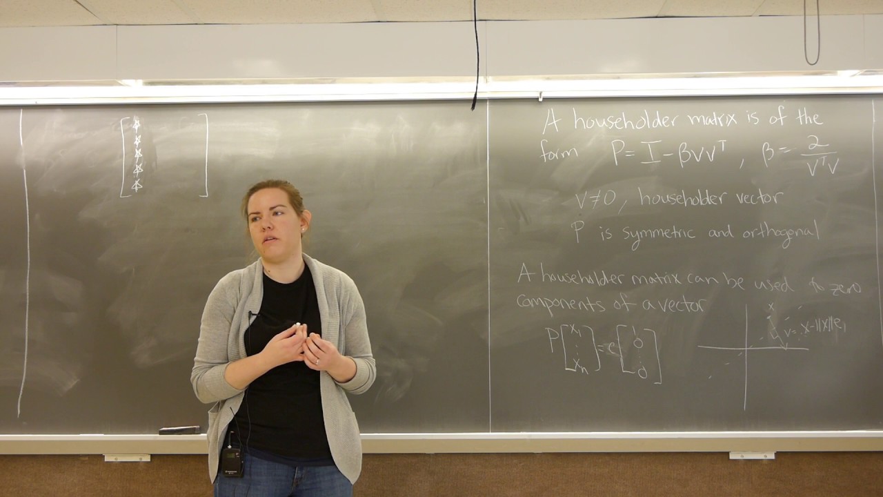 Memory-efficient generation of Q from Householder QR--Nicole Eikmeier
