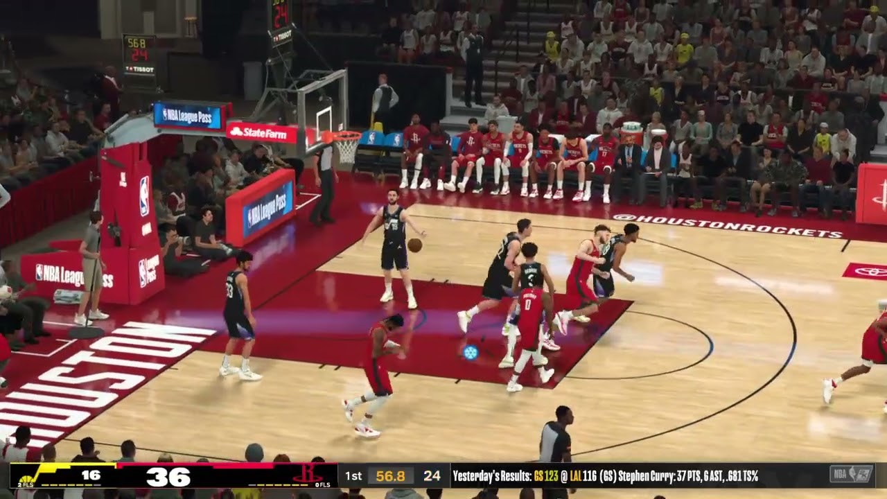 NBA 2K25 CPU vs CPU, patient, stepbacks, realistic customization of AI with Tendencies in bulk