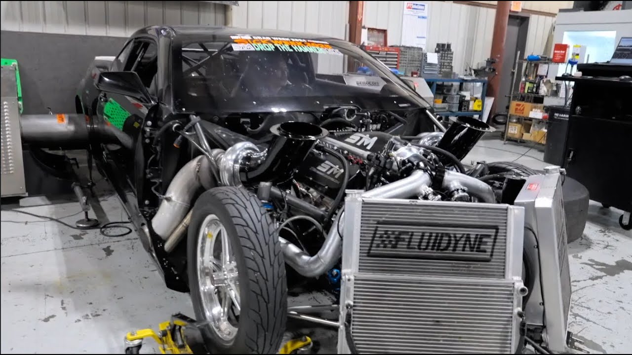 Hub dyno testing with Steve Morris: Big block, high boost, high power!