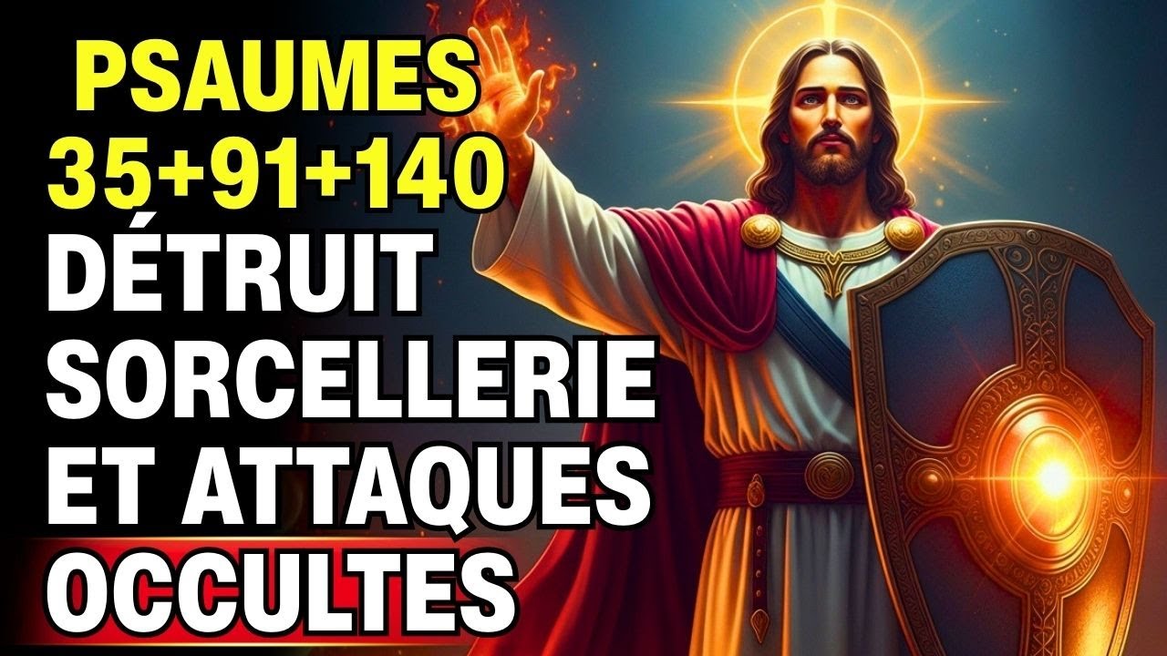 ⚔️ Psaume 35+91+140 : Prière qui BRISE la Sorcellerie et les Ennemis Cachés Ce Soir