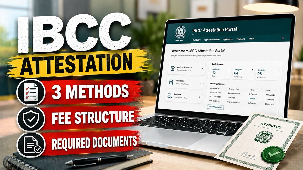 IBCC Document Attestation Process| IBCC Degree Attestation Procedure | IBCC Attestation Appointment 