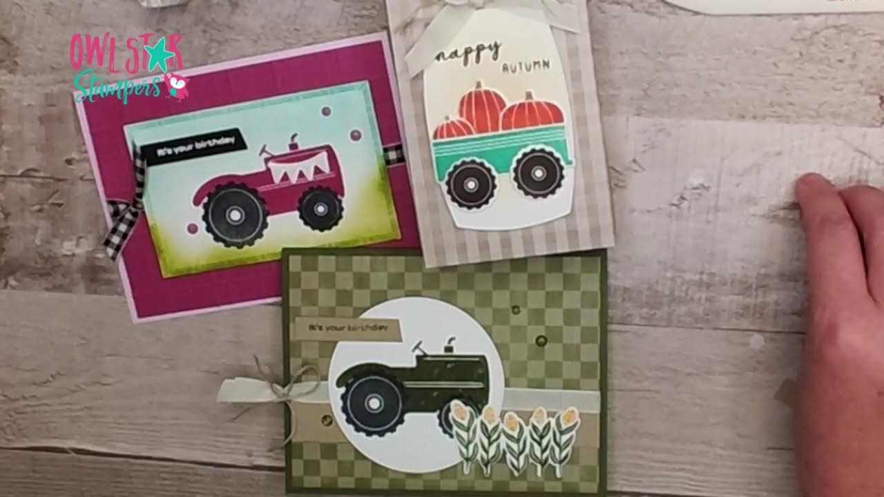 Stampin’ Up! Tractor & Co Bundle: Make These 3 Cute Handmade  Projects!