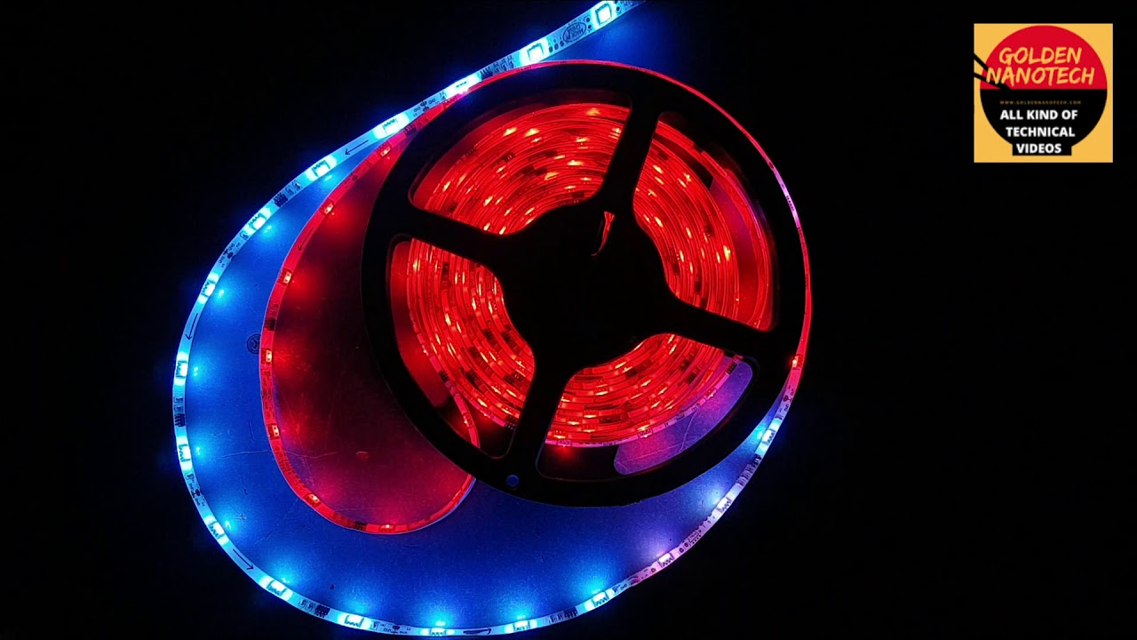 LED RGB COLOR beautiful light with out remote Golden NanoTech