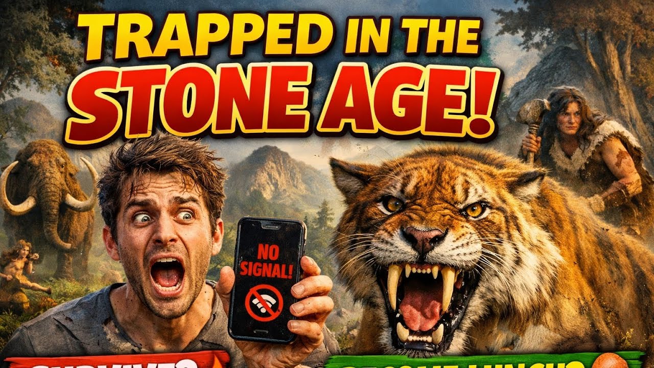 Я переместился во времени в каменный век и тут же пожалел об этом!!