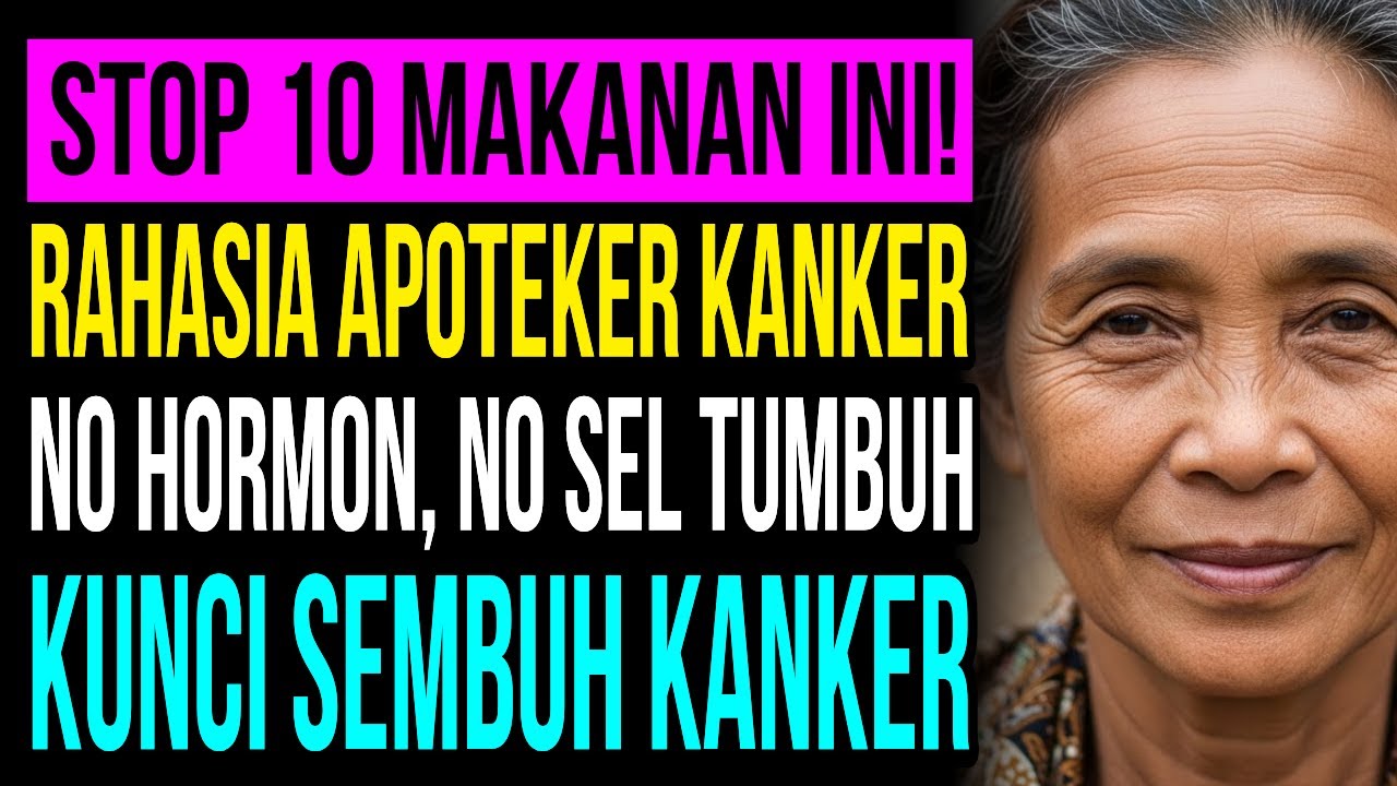10 Makanan DILARANG! Kunci Sembuh Kanker dari Apoteker: Stop Hormon & Pemicu Pertumbuhan Sel.