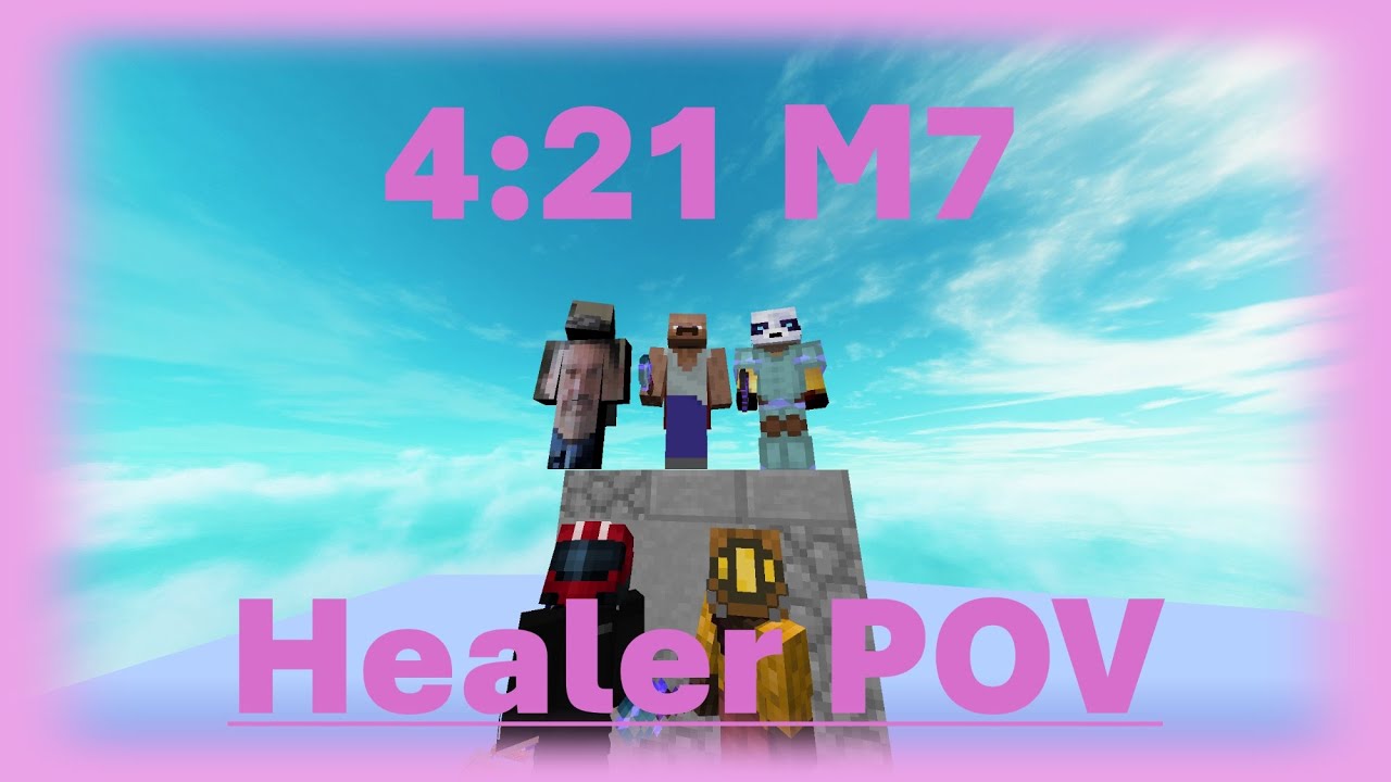 4:21 M7 Healer POV (ft. godly entry)  | Hypixel SkyBlock