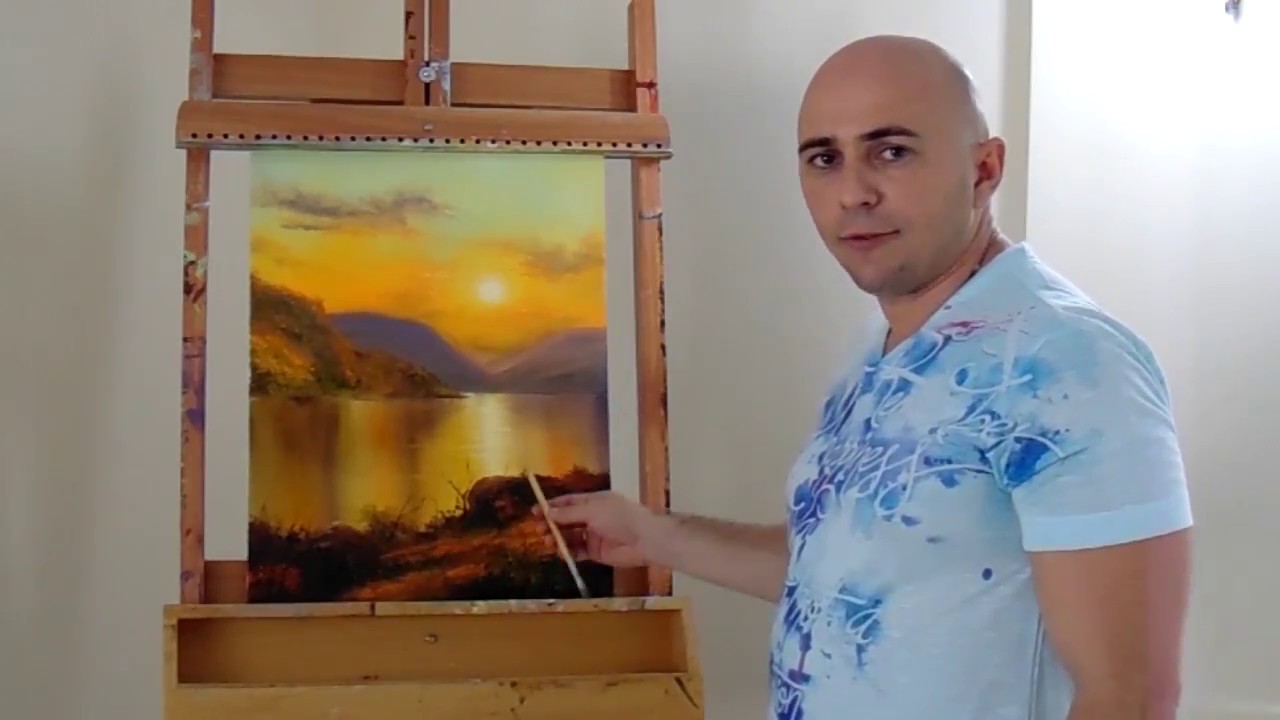 VIDEO AULA - PINTURA EM TELA - REFUGIO DO SOL - PARTE 2