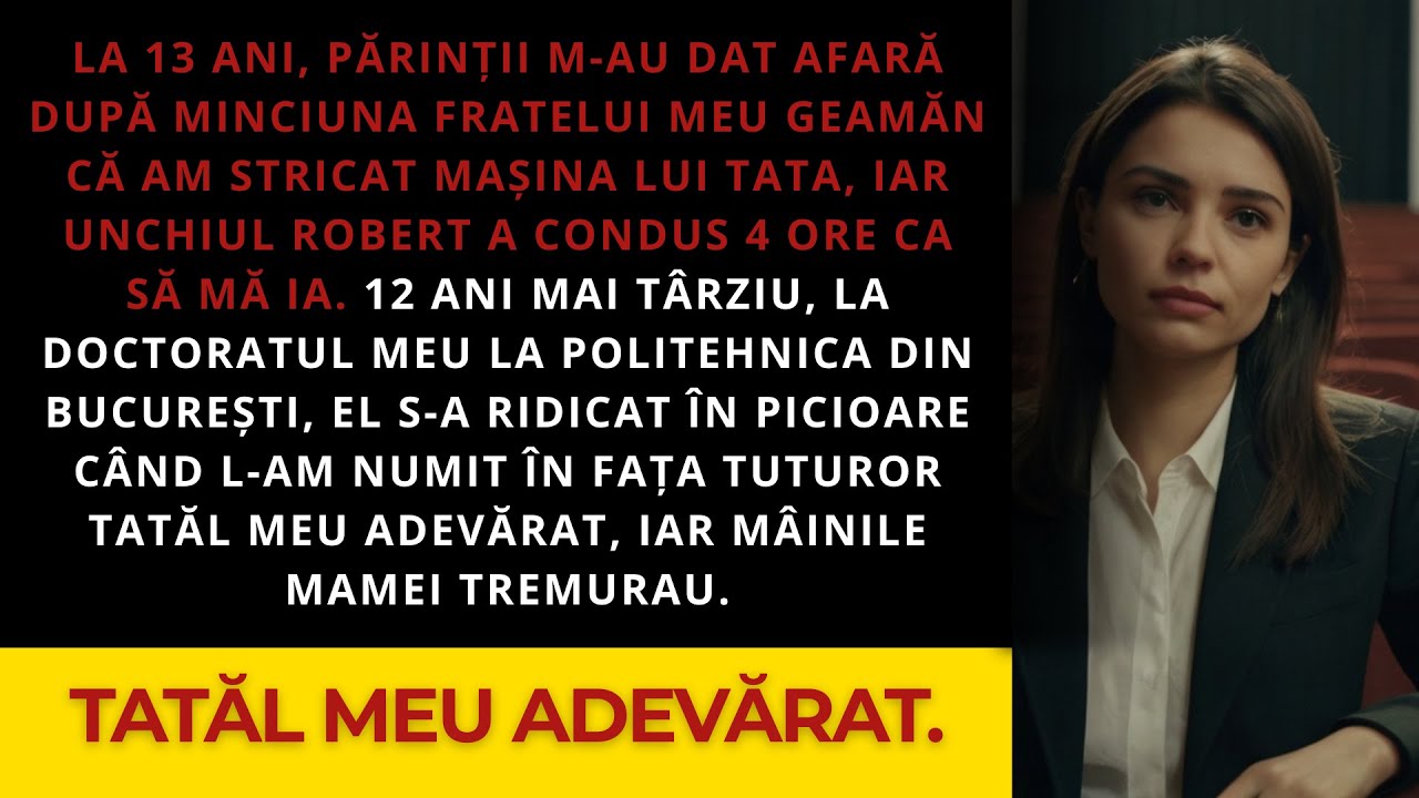 La 13 ani m-au crezut vinovată; la doctorat l-am numit tată pe unchiul meu...
