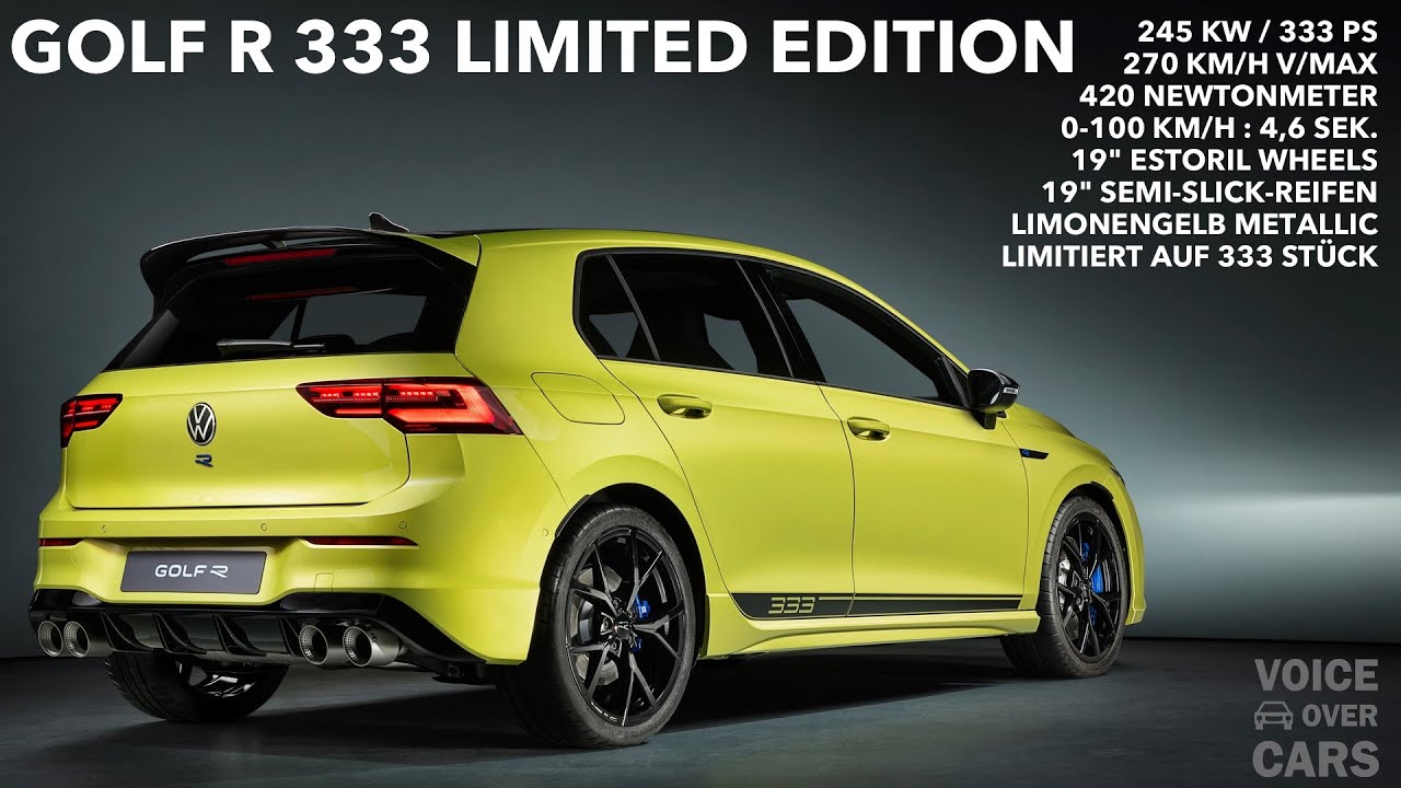 10 FAKTEN ZUM VW Golf R 333 Limited Edition - HABEN DIE LACK GESOFFEN? | Voice over Cars News