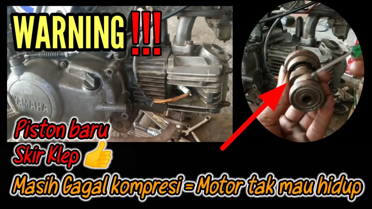 Vega R Gagal Kompresi || Tidak mau hidup