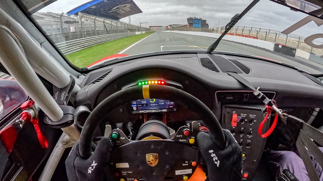 Porsche 991 GT3 Cup Onboard DRY vs WET at Zandvoort