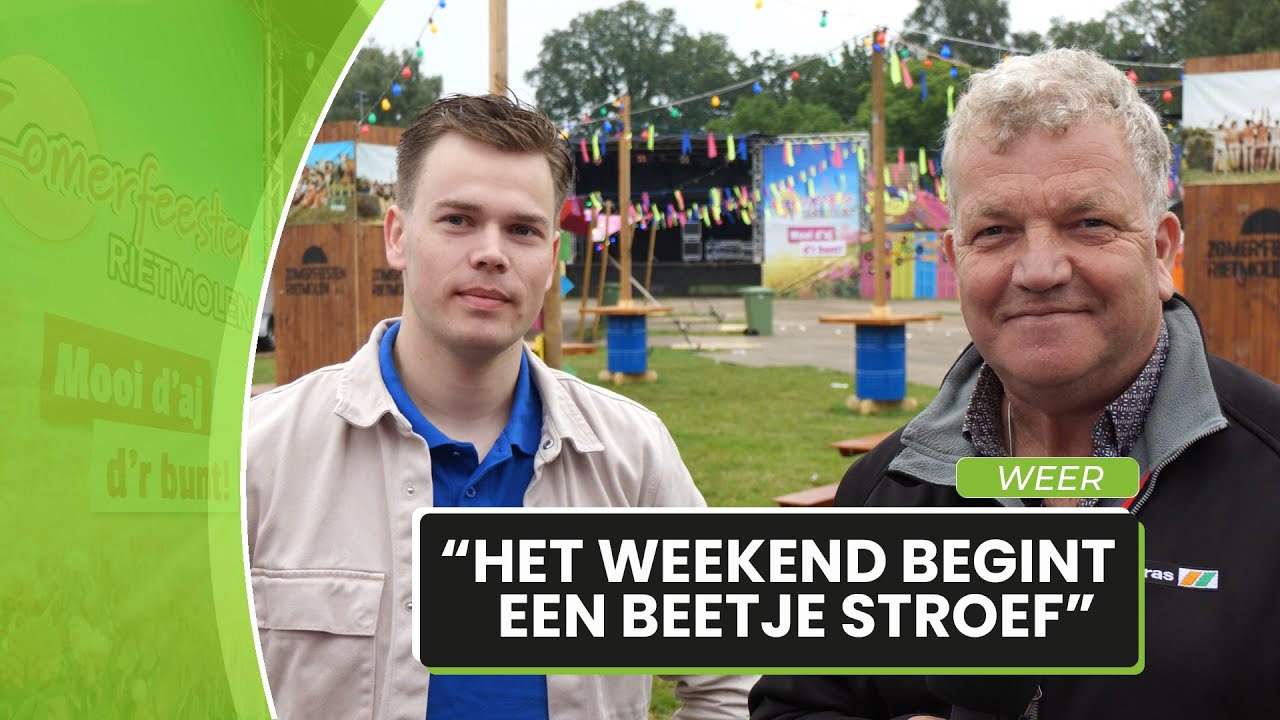 Weerboer Gerrit voorspelt vanuit Rietmolen erg wisselvallig weekend
