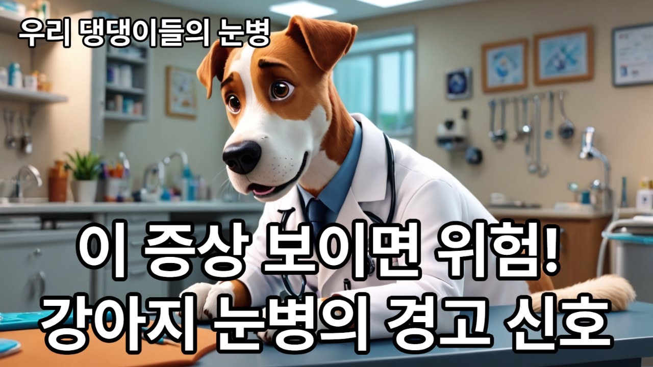 우리 댕댕이들의 안과 질환 알아봐요. 때를 놓치면 모두 고생스러워요.