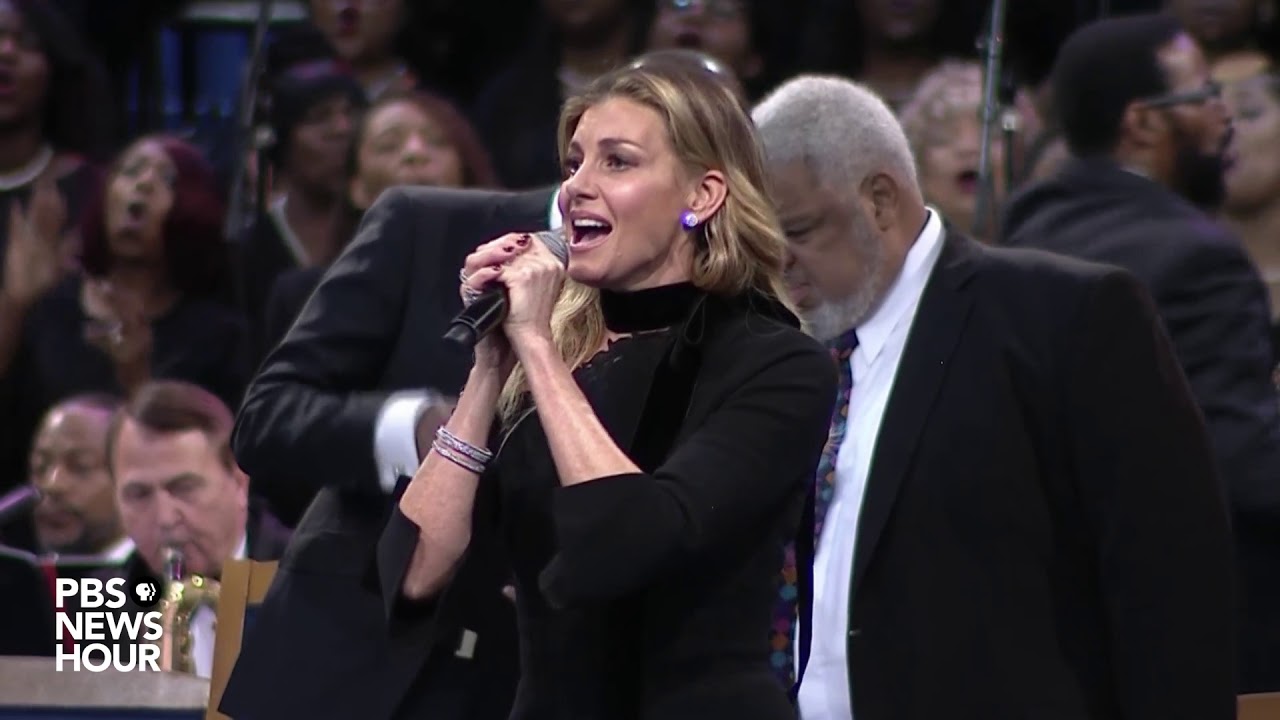WATCH: Faith Hill performs at Aretha Franklin's 'Celebration of Life' ceremony