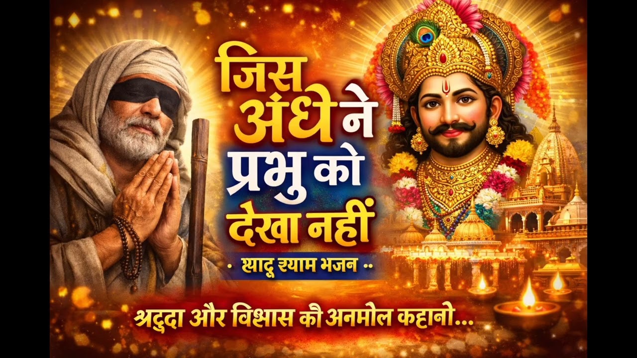 Jis andhe Ne Prabhu Ko dekha nahin Khatu Shyam 
