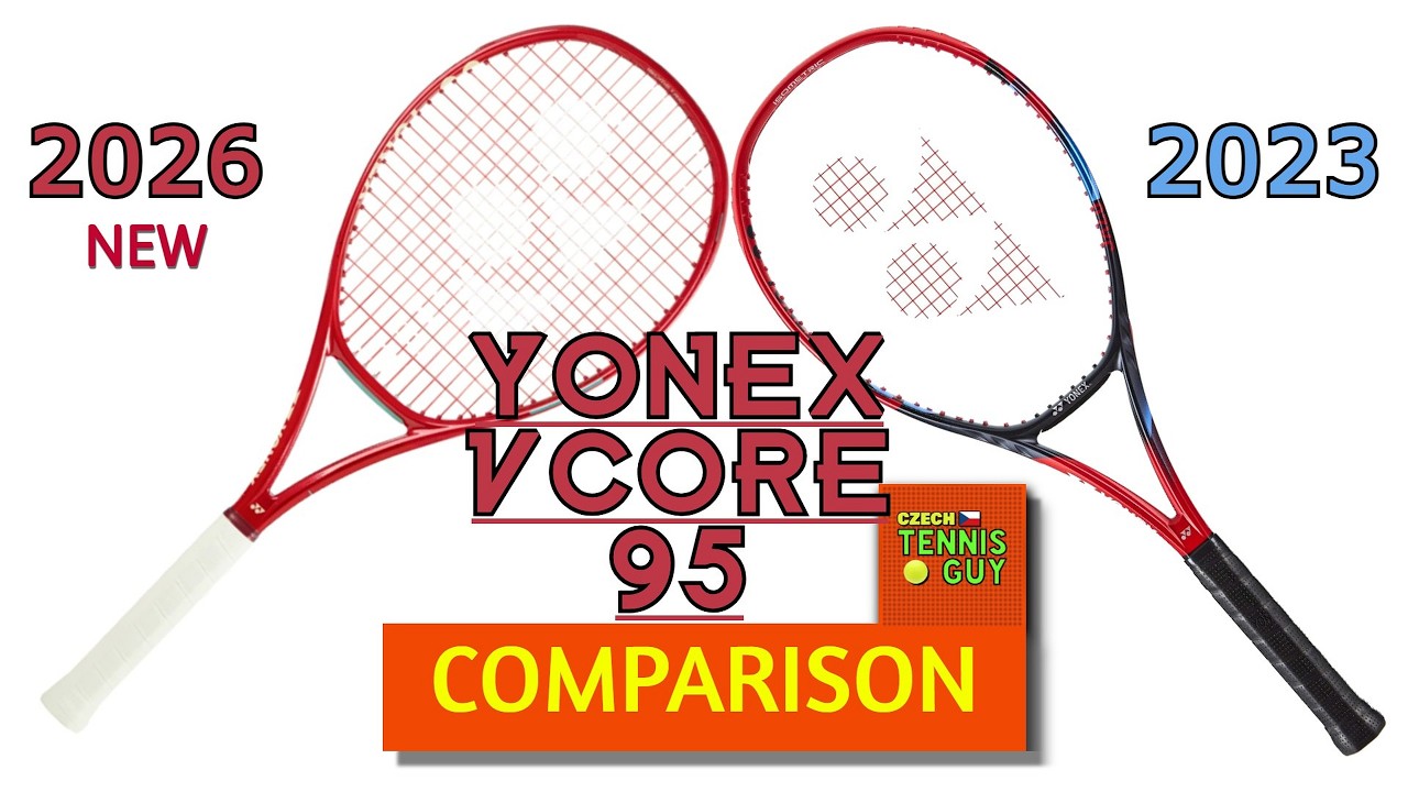 🎾 Yonex Vcore 95 2026 (8th Gen) vs. Yonex Vcore 95 2023 (7th Gen) Tennis Racquet Comparison ⚔️