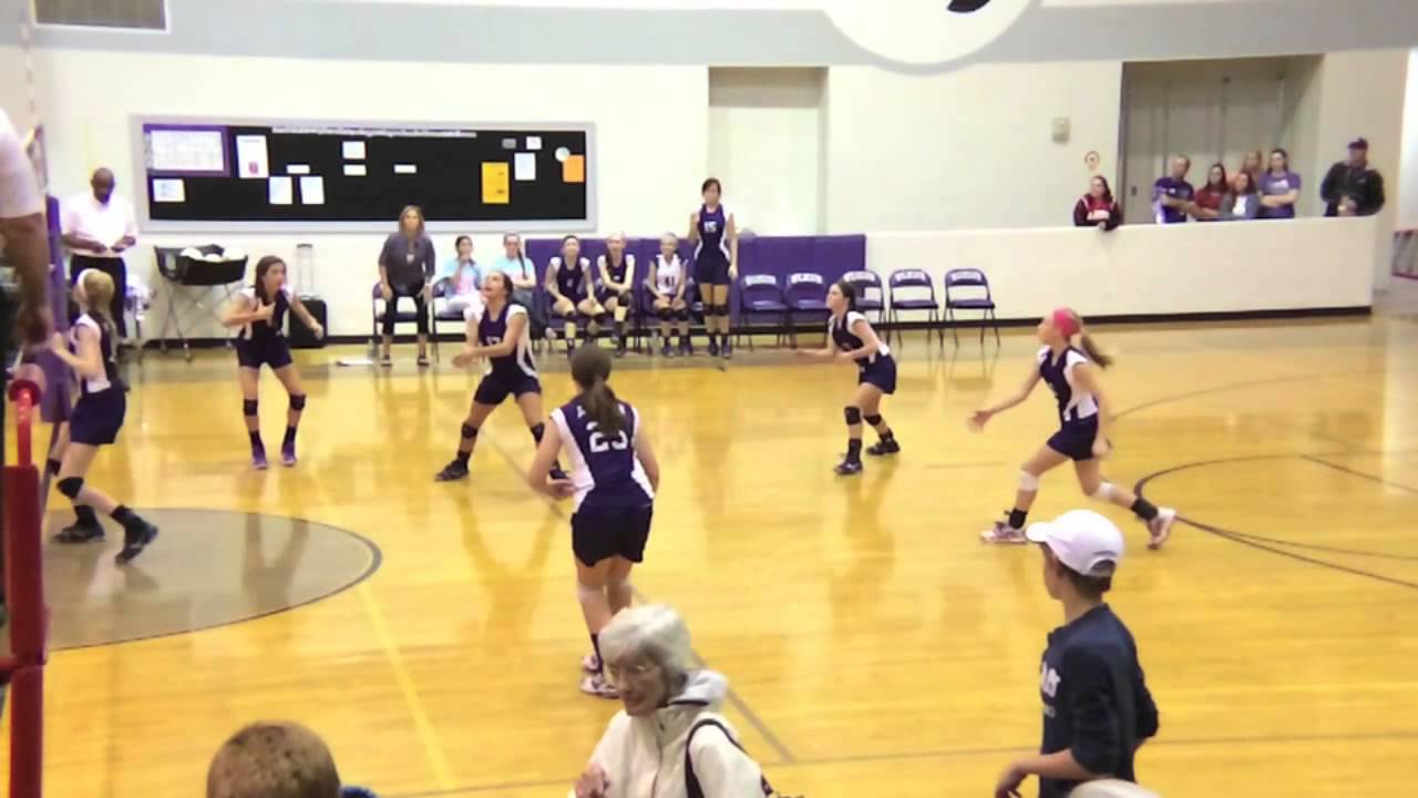 Aragon vs Salyards, A-team 8th Grade Volleyball 11/7/2013