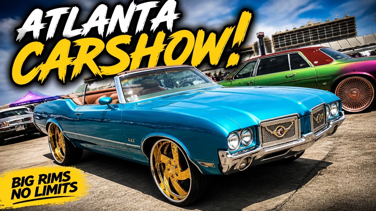 STREETWHIPZ 2025 CARSHOW ATLANTA GA, Big Rims, Custom Cars, Donks, Box Chevys, SUVs, Pt 2
