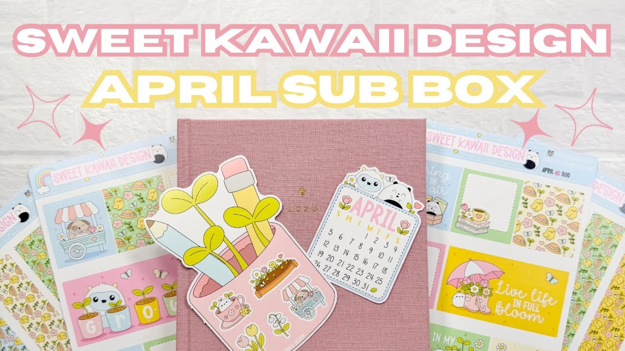 🌸 APRIL 2026 MONTHLY SUB BOX & PLAN WITH ME 🌸 Hemlock & Oak | Horizontal Hemlock & Oak Planner