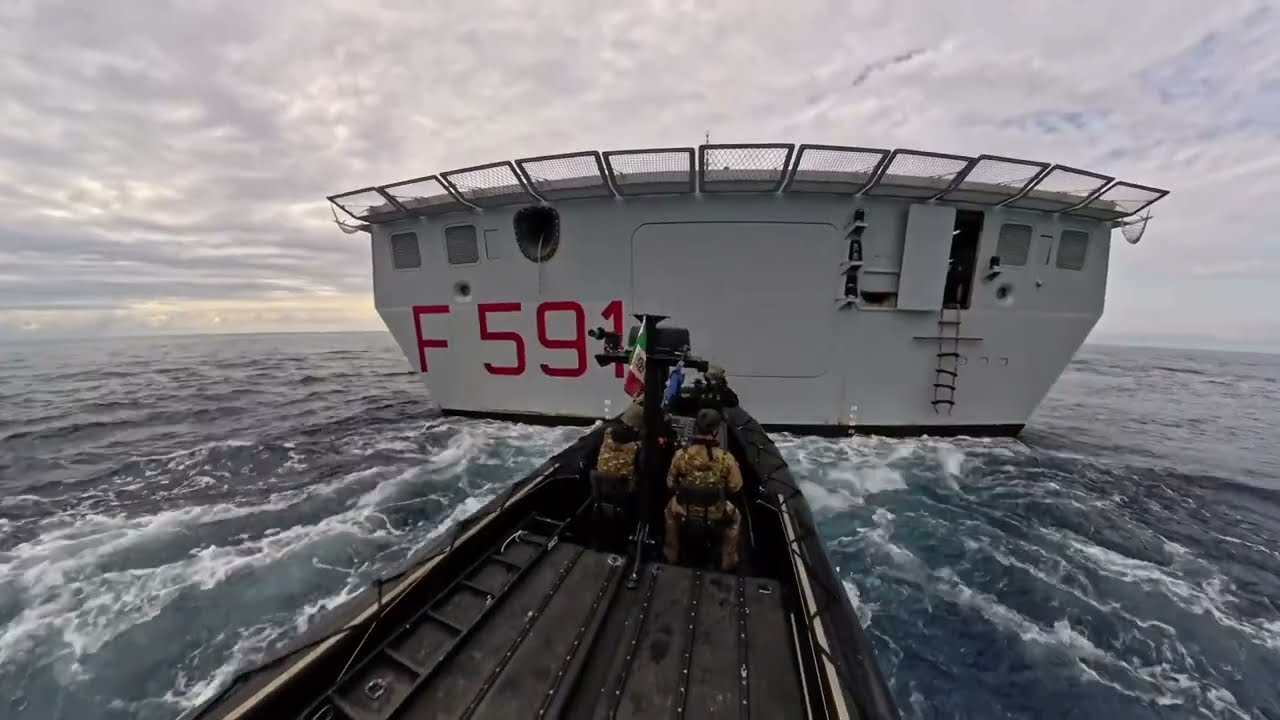 A bordo della fregata Virginio Fasan, in Operazione Mediterraneo Sicuro