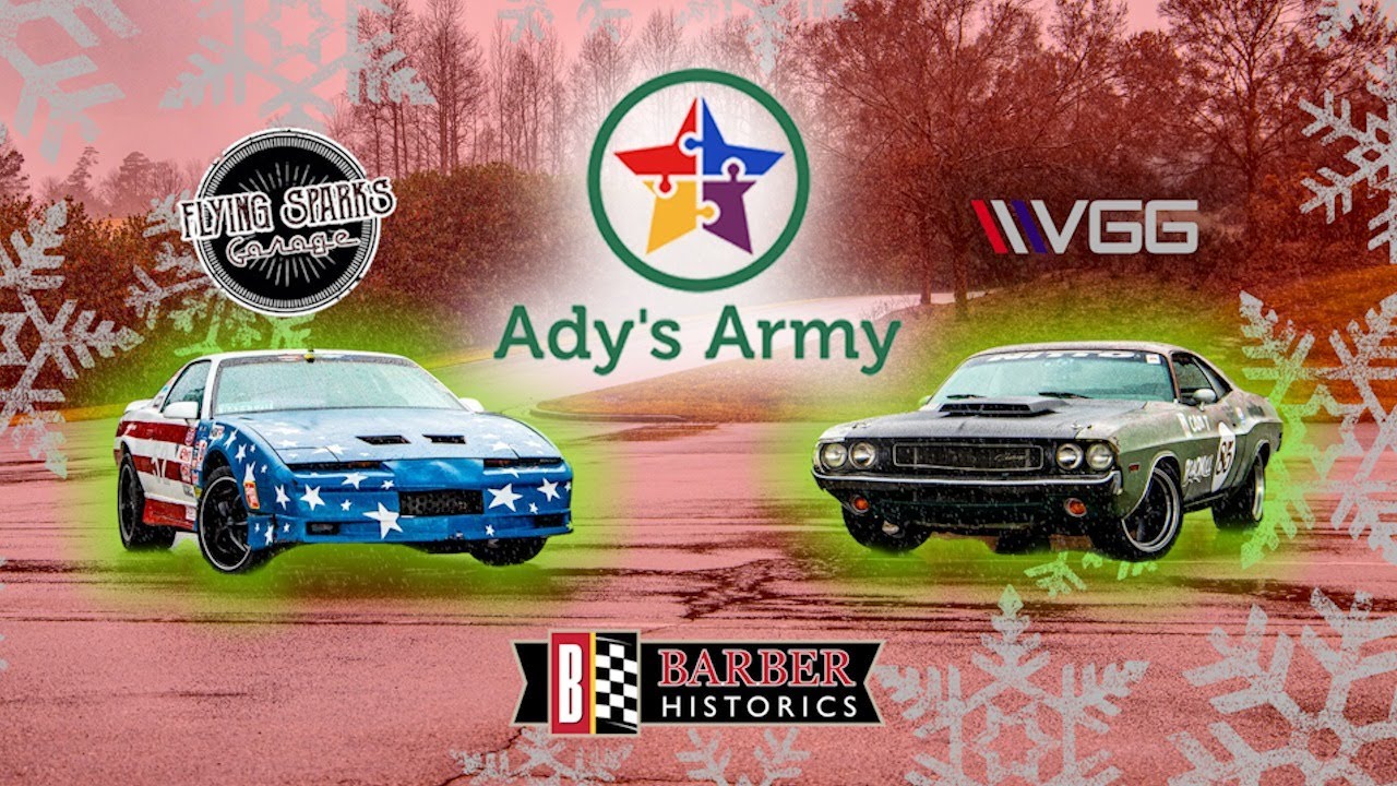 Challenger and Firebird Race for Charity at Barber Motorsports park!