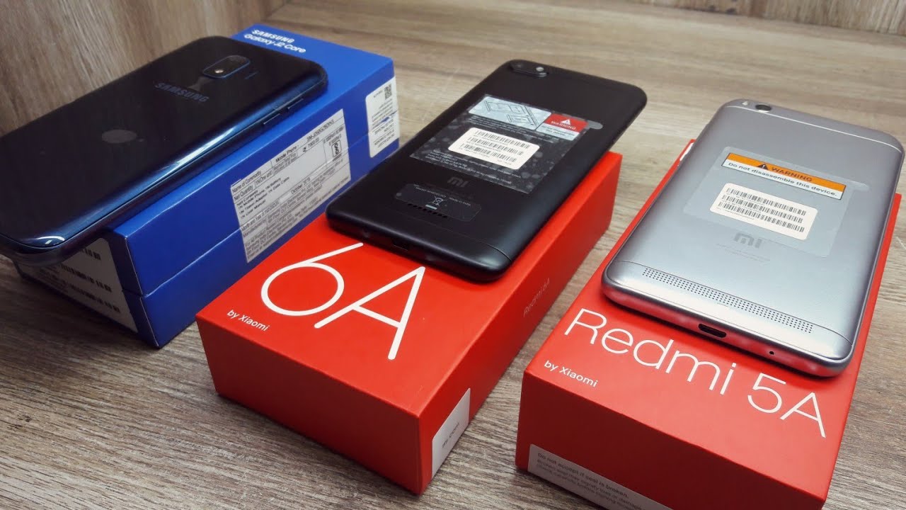 Redmi 5a vs Redmi 6a vs Galaxy J2 Core - Which Should You Buy ?