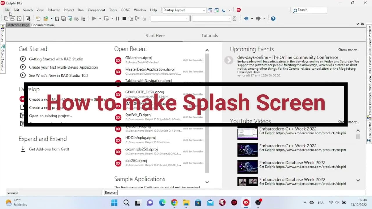 Delphi - How to make Splash Screen