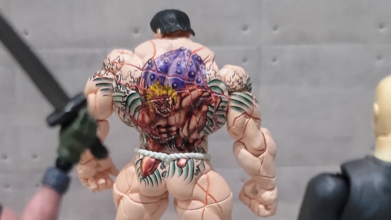 Kaoru Hanayama Baki Hanma Dig Action 1/24 