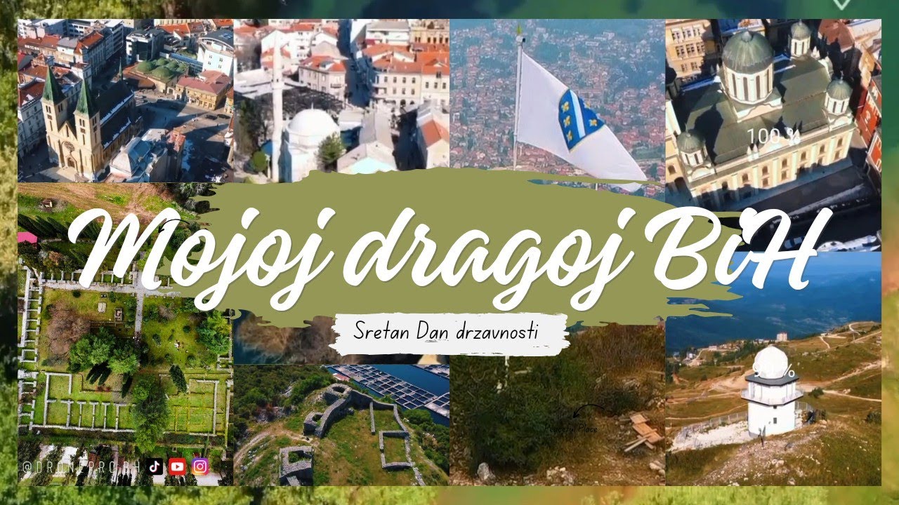 [4K] Mojoj dragoj BiH 25.11.2023 | Sretan Dan državnosti BiH | Volim te BiH |4K 60 FPS ultraHD |